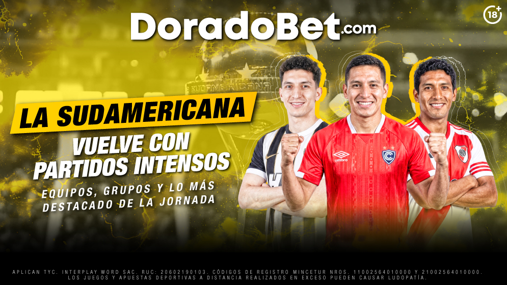 Fase de grupos Copa Sudamericana 2026: Previa y Apuestas en DoradoBet Perú.