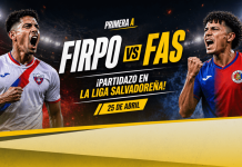 firpo vs fas partido liga mayor el salvador