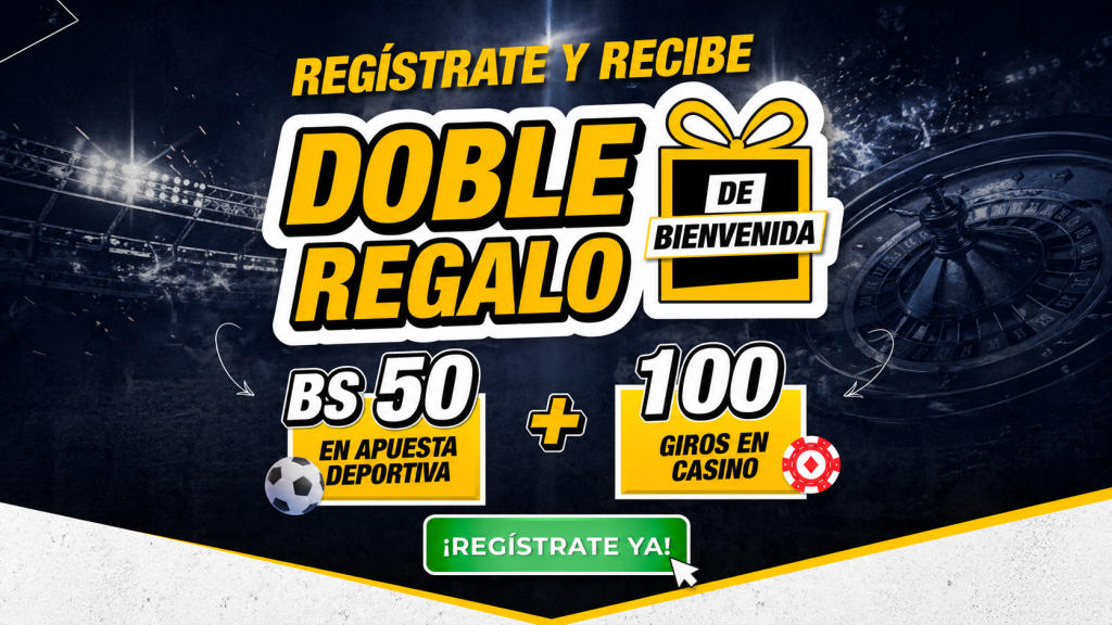 regalo doble DoradoBet con giros gratis y apuesta gratis en Bolivia