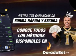 Retira tus ganancias de forma rápida y segura. Conoce todos los métodos disponibles en DoradoBet.