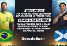 Brasil vs Escocia… y la Copa 2026 podría explotar desde la primera fecha. Escocia llega con físico, presión y energía. Pero si Brasil encuentra espacios en Miami… puede convertirse en la primera goleada del torneo