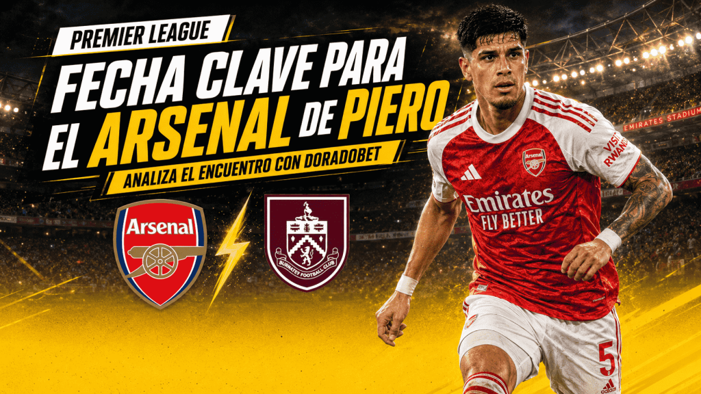 El Arsenal de Piero juega partidos claves por el título de la Premier League. Analiza el compromiso y realiza tus pronósticos.
