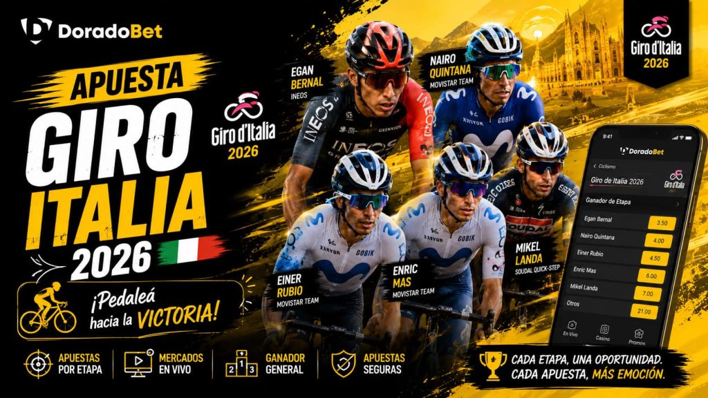 ¡Pedaleá hacia la victoria! Aprendé cómo apostar en cada etapa del Giro de Italia.