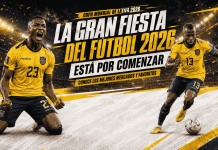 Jugadores de Ecuador en acción por La Tri .