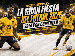 Jugadores de Ecuador en acción por La Tri .