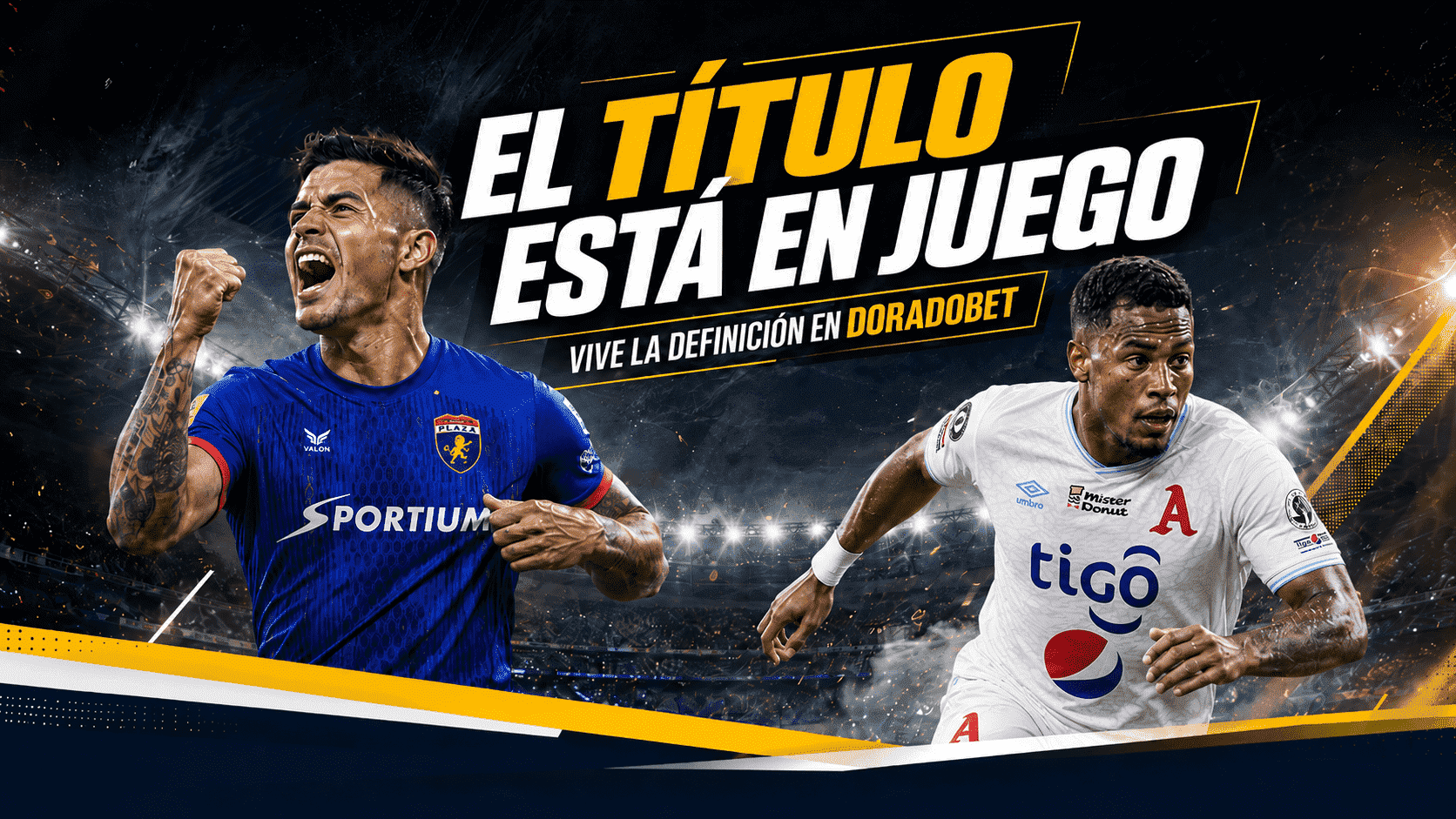 Partido Plaza Amador vs Alianza FC con intensidad de final, jugadores en el campo y enfoque visual para una previa de apuestas deportivas en Panamá.