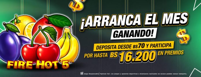 Promoción Arranca Ganando de DoradoBet Bolivia con sorteo para nuevos usuarios que realicen su primer depósito desde 70 Bs.