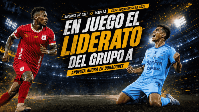 Análisis y pronóstico del partido América de Cali vs Macara por la fecha 6 del Grupo A de la Copa Sudamericana 2026, con cuotas y mercados recomendados en DoradoBet.