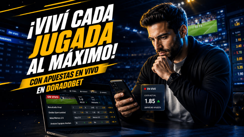 Guía de apuestas en vivo en DoradoBet El Salvador con apuestas deportivas y cuotas en tiempo real