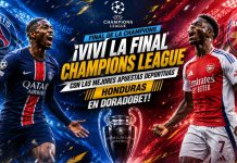 Final Champions League entre PSG y Arsenal con pronósticos y apuestas deportivas Honduras en DoradoBet.