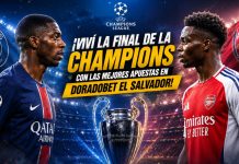 pronósticos final de la champions PSG vs Arsenal en DoradoBet El Salvador