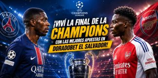 pronósticos final de la champions PSG vs Arsenal en DoradoBet El Salvador