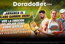 ¡Arranca Roland Garros 2026! Vive la emoción del mejor tenis sobre arcilla y apuesta en grande en DoradoBet Perú