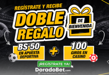 regalo x registro doradobet con giros gratis y apuesta gratis