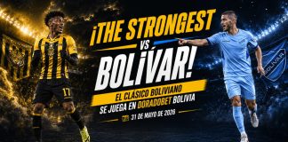 The Strongest vs Bolívar disputando el clásico boliviano en la Primera División Bolivia 2026