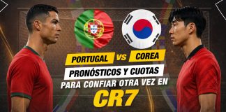 Portugal vs Corea: pronóstico y cuotas para confiar otra vez en CR7
