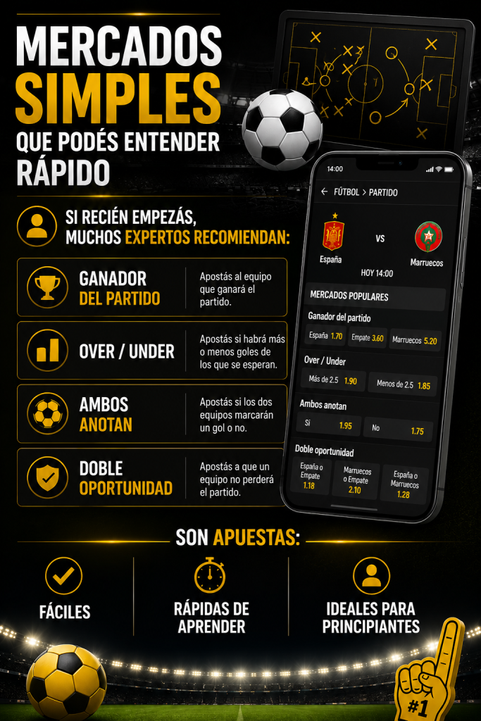 Apuestas fáciles para principiantes esta copa 2026