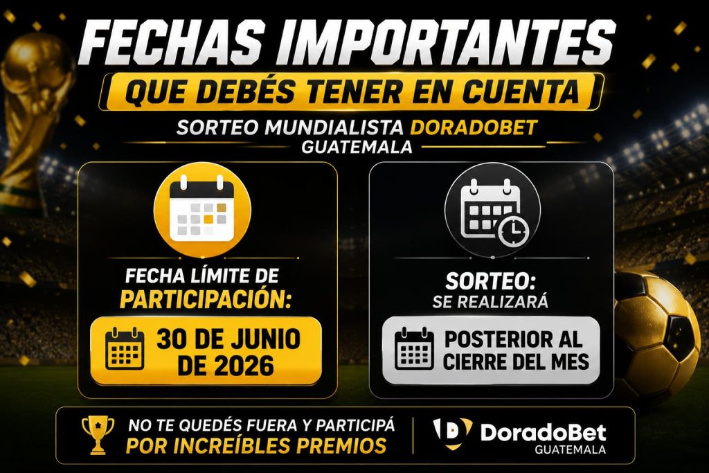 Fecha de participación Sorteo Mundialista