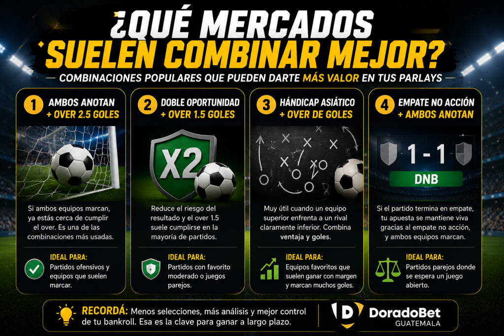 ¿qué mercados suelen apostar mejor para los parleys?