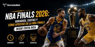 NBA Finals 2026: horarios, cuotas y cómo apostar en la NBA Finals desde Costa Rica. Horarios, cuotas y apuestas
