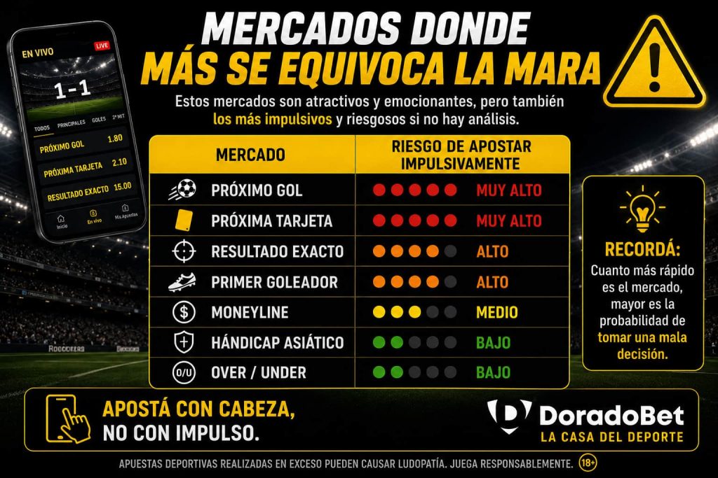 errores comunes de apuestas en vivo con el celular