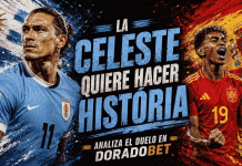 Uruguay vs España: La celeste se juega la clasificación Partido crucial para la celeste frente a una difícil y favorita España. Analiza y apuesta ahora en DoradoBet.