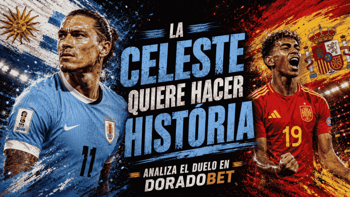Partido crucial para la celeste frente a una difícil y favorita España. Analiza y apuesta ahora en DoradoBet.