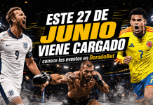 Este 27 de junio tendrá varios eventos deportivos que no puedes perderte. Conoce todo en DoradoBet.