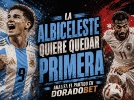 La albiceleste termina su fase de grupos contra Jordania. Analiza el partido y realiza tu pronóstico en DoradoBet.