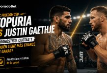 UFC Freedom 250 Topuria vs Justin Garthje: pronóstico, cuotas y quién tiene más chance de ganar. Pronóstico y cuotas de la pelea
