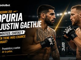 UFC Freedom 250 Topuria vs Justin Garthje: pronóstico, cuotas y quién tiene más chance de ganar. Pronóstico y cuotas de la pelea