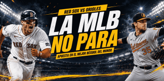 mercados MLB disponibles para el duelo entre Red Sox vs Orioles. Apuesta ahora en Doradobet.