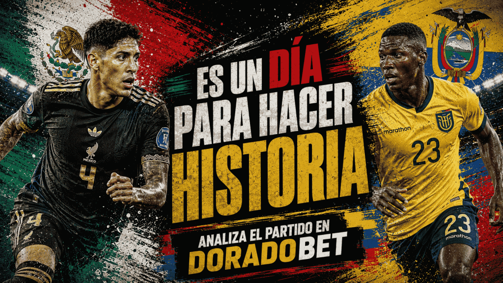 Ecuador quiere hacer historia en tierras mexicanas. Analiza el duelo de la Tri por Doradobet y haz tu pronóstico ahora.