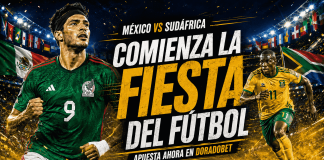 Comienza la copa de naciones 2026 con el partido México vs Sudáfrica. Apuesta y gana ahora en doradoBet.