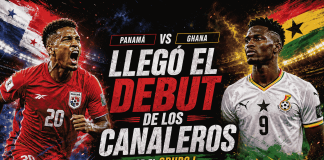 Selección de Panamá antes del partido ante Ghana en el torneo internacional de fútbol de 2026 en Toronto, Canadá. Los Canaleros buscan su primer punto histórico en la competición máxima del fútbol mundial.