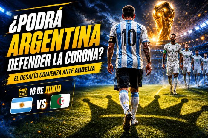 argentina-argelia-honduras Argentina vs Argelia en la Copa 2026 con la Albiceleste iniciando la defensa de su título internacional.
