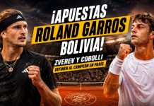Apuestas Roland Garros Bolivia para la final 2026 entre Alexander Zverev y Flavio Cobolli