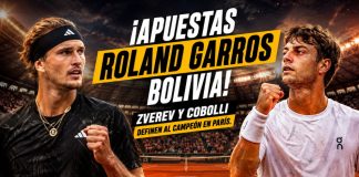 Apuestas Roland Garros Bolivia para la final 2026 entre Alexander Zverev y Flavio Cobolli