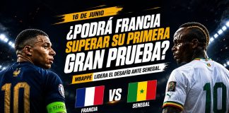 Francia vs Senegal en la Copa 2026 con Kylian Mbappé liderando a la selección francesa en su debut.