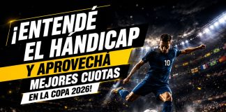 Hándicap apuestas deportivas: la guía que necesitás para entender este mercado antes de la Copa 2026 Hándicap apuestas deportivas explicado con ejemplos de fútbol, hándicap asiático y estrategias para apostar mejor desde Honduras.
