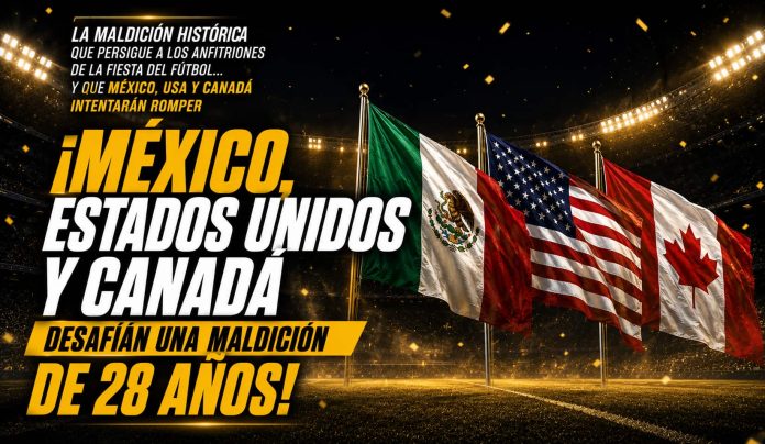 Anfitriones Copa 2026: México, Estados Unidos y Canadá intentan romper la histórica racha que afecta a las selecciones organizadoras del torneo