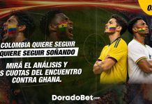 Colombia vs Ghana: pronóstico, cuotas y apuestas para los 16avos Colombia quiere seguir soñando. Mirá el análisis y las cuotas del encuentro contra Ghana
