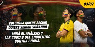 Colombia vs Ghana: pronóstico, cuotas y apuestas para los 16avos Colombia quiere seguir soñando. Mirá el análisis y las cuotas del encuentro contra Ghana
