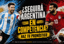 Argentina se juega su pase a cuartos de final contra la complicada Egipto. Haz tu pronóstico ahora y gana en Doradobet.