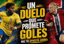Duelo goleadores entre Brasil y Noruega. Analiza los mejores pronósticos en Doradobet.