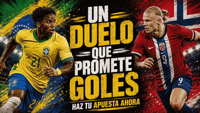 Duelo goleadores entre Brasil y Noruega. Analiza los mejores pronósticos en Doradobet.