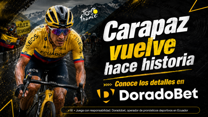 Richard Carapaz pone a Ecuador en lo alto en el Tour de France. Conoce todos los detalles en DoradoBet Ecuador.