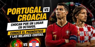 Portugal vs Croacia chocan por un lugar en octavos. Conocé el pronóstico y las mejores cuotas.