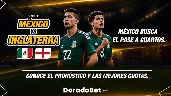 México busca el pase a cuartos. Revisá el pronóstico y las cuotas del partido. México vs Inglaterra
