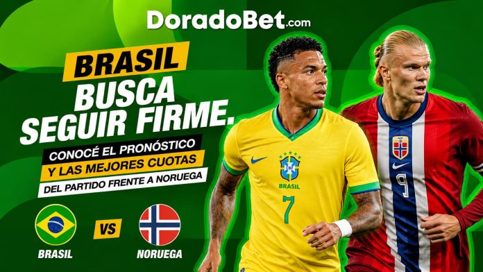 Brasil busca seguir firme. Conocé el pronóstico y las mejores cuotas del partido frente a Noruega
